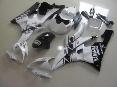 Carénages Moto Yamaha R6 2006-2007 - Noir Blanc