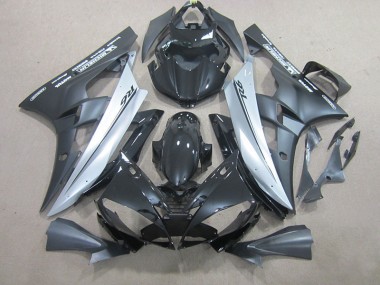 Carénages Moto Yamaha R6 2006-2007 - Argent Noir