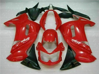 Carénage Moto EX650 2006-2008 - Brillant Rouge
