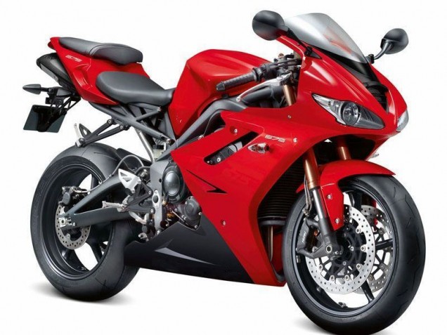 Carénage Moto Triumph Daytona 675 Triple 2006-2008 - Rouge Noir Carénage Moto Triumph Daytona 675 Triple 2006-2008 - Rouge Noir