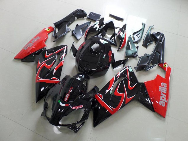 Carénages Moto Aprilia RS 125 2006-2011 - Noir et Rouge Carénages Moto Aprilia RS 125 2006-2011 - Noir et Rouge
