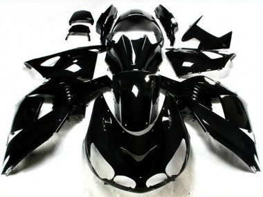 Carénage Moto ZX14R ZZR 1400 2006-2011 - Noir Brillant