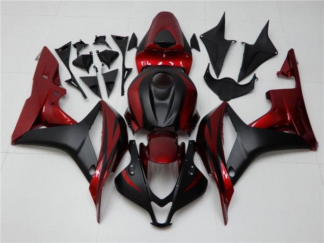 Carénages Moto Honda CBR 600 RR 2007-2008 - Rouge Noir Carénages Moto Honda CBR 600 RR 2007-2008 - Rouge Noir