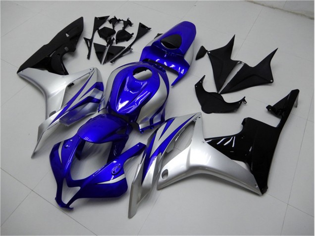 Carénage Moto Honda CBR 600 RR 2007-2008 - Bleu Argent Noir Carénage Moto Honda CBR 600 RR 2007-2008 - Bleu Argent Noir