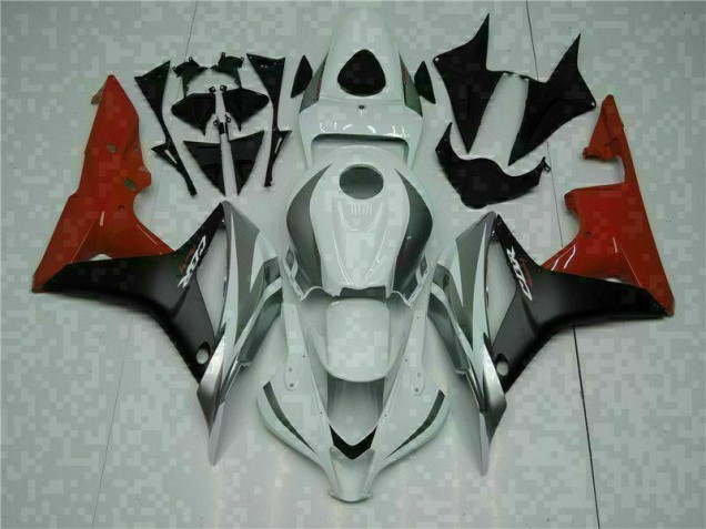 Carrosserie Moto Honda CBR 600 RR 2007-2008 - Blanc Noir Rouge Carrosserie Moto Honda CBR 600 RR 2007-2008 - Blanc Noir Rouge