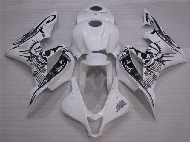 Carénages Moto Honda CBR 600 RR 2007-2008 - Noir Blanc Carénages Moto Honda CBR 600 RR 2007-2008 - Noir Blanc