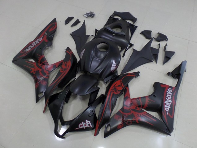 Carénages Moto Honda CBR 600 RR 2007-2008 - Noir Rouge Carénages Moto Honda CBR 600 RR 2007-2008 - Noir Rouge