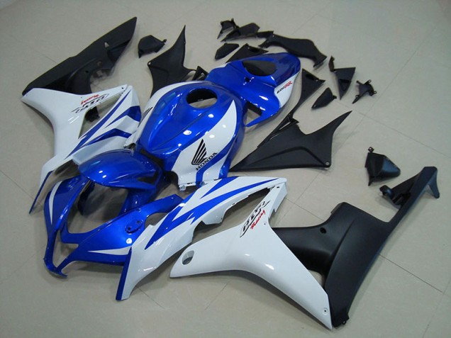 Carénage Moto Honda CBR 600 RR 2007-2008 - Bleu Blanc Noir Mat Carénage Moto Honda CBR 600 RR 2007-2008 - Bleu Blanc Noir Mat