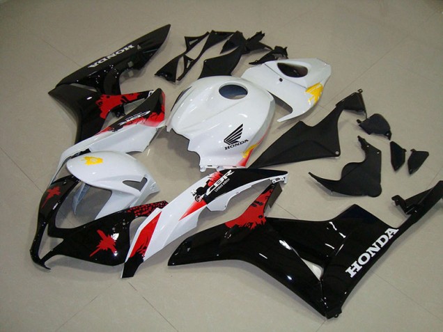 Carénages Moto Honda CBR 600 RR 2007-2008 - Blanc Noir Rouge