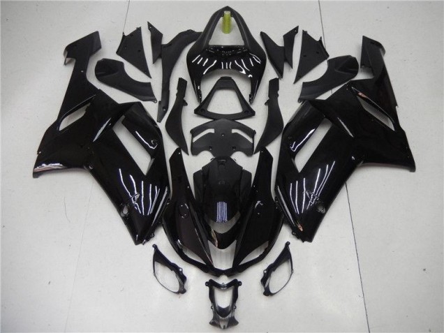 Carénages Moto ZX6R 2007-2008 - Noir Brillant Carénages Moto ZX6R 2007-2008 - Noir Brillant