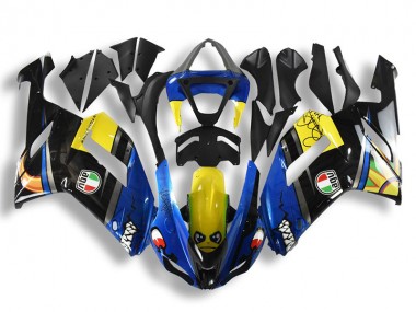 Carénage Moto ZX6R 2007-2008 - Bleu Requin