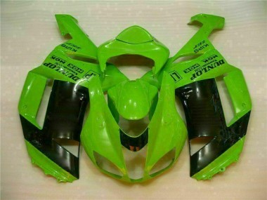 Carénage Moto ZX6R 2007-2008 - Vert Noir Dunlop