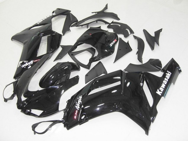 Carénage Moto ZX6R 2007-2008 - Noir Brillant Carénage Moto ZX6R 2007-2008 - Noir Brillant