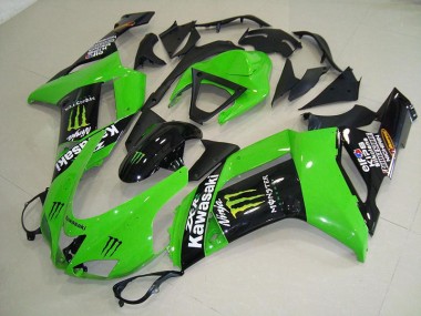 Carénage Moto ZX6R 2007-2008 - Monster Vert