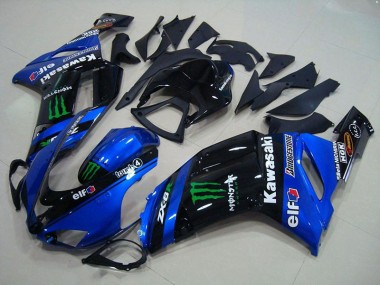 Carénage Moto ZX6R 2007-2008 - Bleu Monster