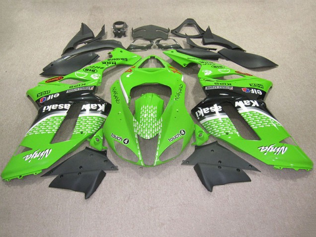 Carénage Moto ZX6R 2007-2008 - Vert Touch 4 Carénage Moto ZX6R 2007-2008 - Vert Touch 4