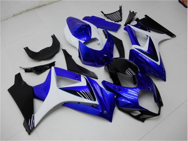 Carénage Moto Suzuki GSXR 1000 K7 2007-2008 - Bleu Blanc Noir