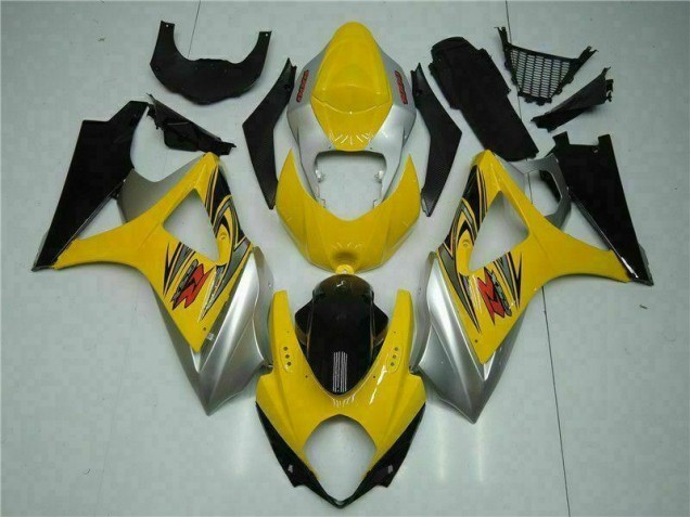 Carrosserie Moto Suzuki GSXR 1000 K7 2007-2008 - Jaune Carrosserie Moto Suzuki GSXR 1000 K7 2007-2008 - Jaune