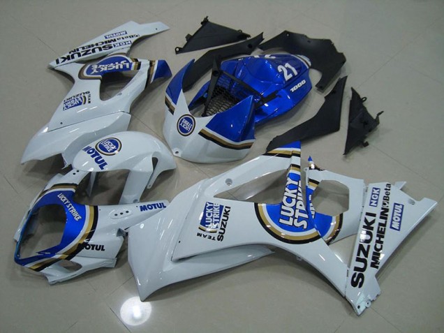 Carénage Moto Suzuki GSXR 1000 K7 2007-2008 - Bleu Lucky Strike Carénage Moto Suzuki GSXR 1000 K7 2007-2008 - Bleu Lucky Strike