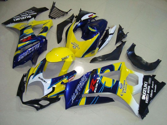 Carénage Moto Suzuki GSXR 1000 K7 2007-2008 - Jaune Corona Carénage Moto Suzuki GSXR 1000 K7 2007-2008 - Jaune Corona