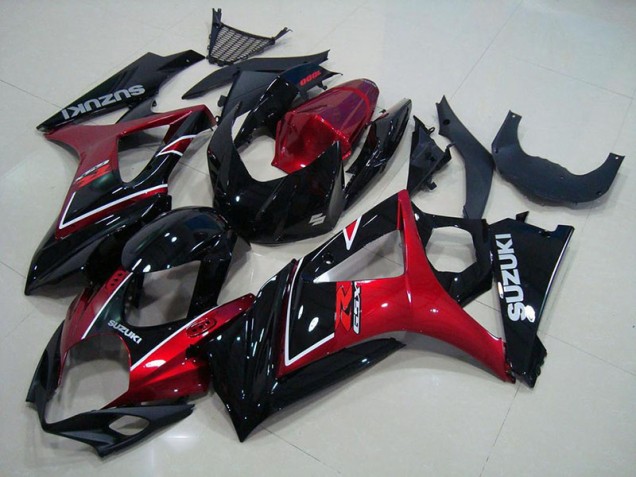 Carénages Moto Suzuki GSXR 1000 K7 2007-2008 - Rouge Noir Carénages Moto Suzuki GSXR 1000 K7 2007-2008 - Rouge Noir