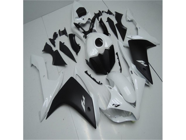 Carénage Moto Yamaha R1 2007-2008 - Blanc Noir Carénage Moto Yamaha R1 2007-2008 - Blanc Noir
