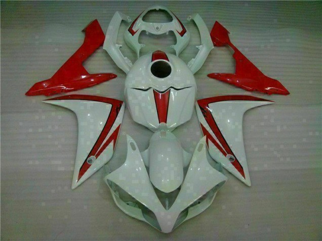 Carénage Moto Yamaha R1 2007-2008 - Blanc Rouge Carénage Moto Yamaha R1 2007-2008 - Blanc Rouge