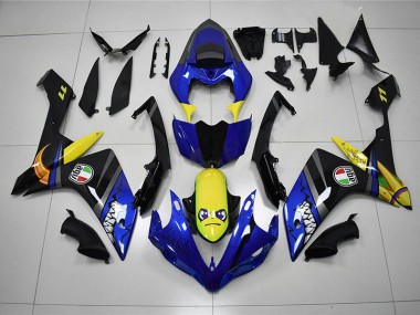 Carénage Moto Yamaha R1 2007-2008 - Bleu Requin
