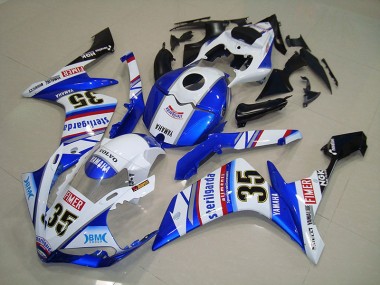 Carénage Moto Yamaha R1 2007-2008 - Bleu Décalque