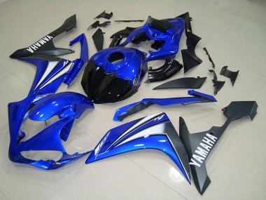 Kit Carénages Motos Complet Yamaha R1 2007-2008 - Bleu Blanc