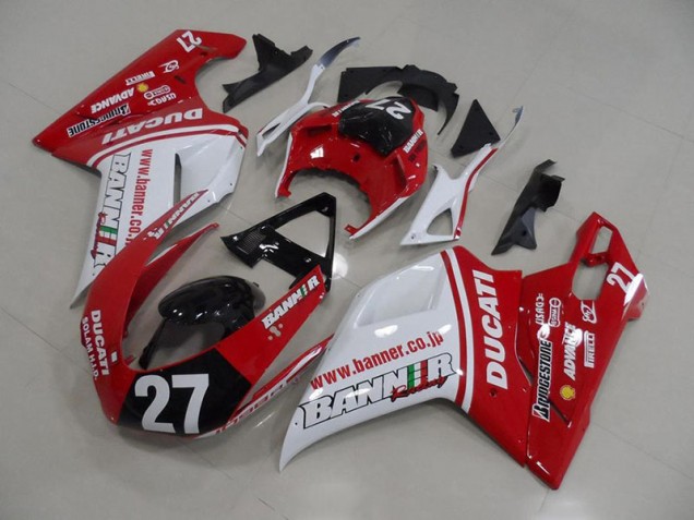 Carénage Moto Ducati 848 1098 1198 2007-2014 - Bannière 27 Carénage Moto Ducati 848 1098 1198 2007-2014 - Bannière 27