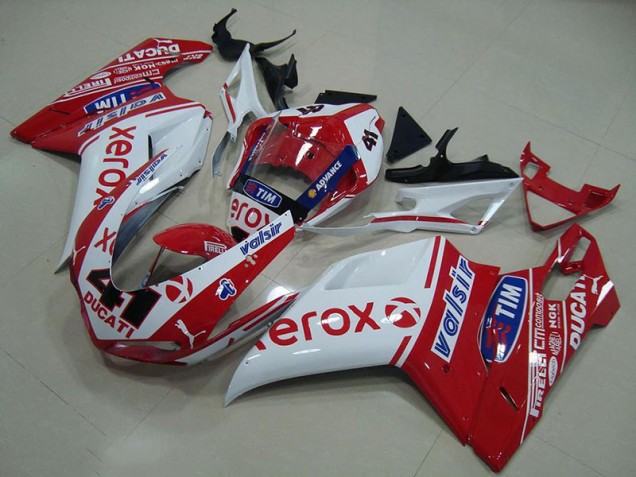 Carénage Moto Ducati 848 1098 1198 2007-2014 - Spécial Xerox Carénage Moto Ducati 848 1098 1198 2007-2014 - Spécial Xerox
