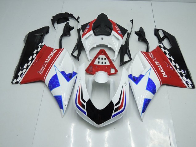Carénages Moto Ducati 848 1098 1198 2007-2014 - Étoile Carénages Moto Ducati 848 1098 1198 2007-2014 - Étoile