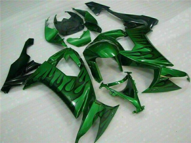 Carénage Moto ZX10R 2008-2010 - Vert Flamme Carénage Moto ZX10R 2008-2010 - Vert Flamme