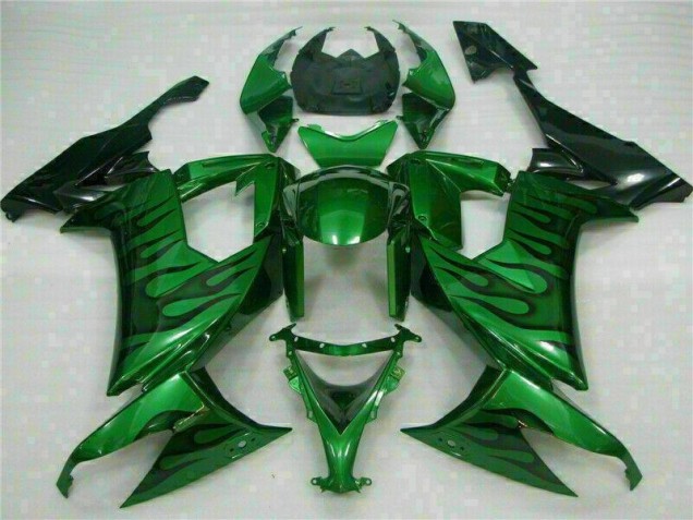 Carénage Moto ZX10R 2008-2010 - Vert Flamme Carénage Moto ZX10R 2008-2010 - Vert Flamme