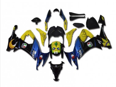 Carénage Moto ZX10R 2008-2010 - Bleu Requin