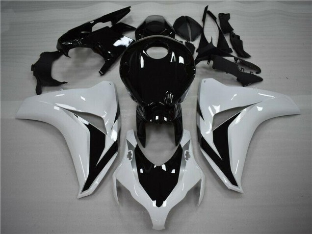 Kit Carénages Motos Honda CBR 1000 RR 2008-2011 - Blanc Noir Kit Carénages Motos Honda CBR 1000 RR 2008-2011 - Blanc Noir