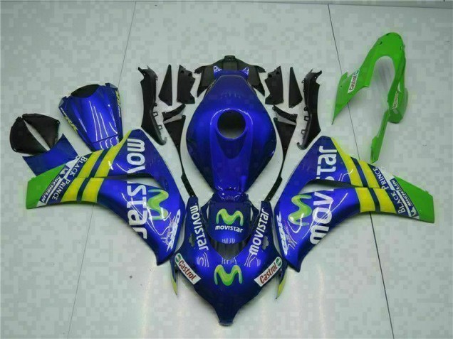 Carénage Moto Honda CBR 1000 RR 2008-2011 - Vert Bleu Carénage Moto Honda CBR 1000 RR 2008-2011 - Vert Bleu