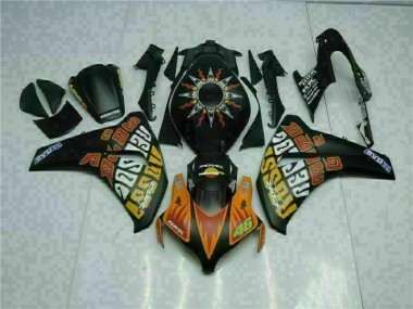 Carénage Moto Honda CBR 1000 RR 2008-2011 - Orange Noir