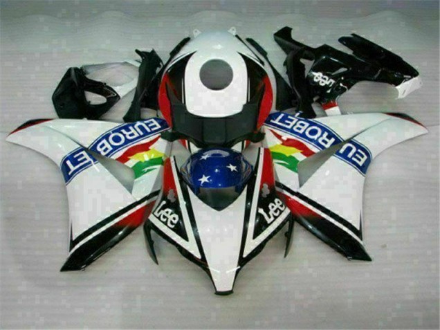 Carénage Moto Honda CBR 1000 RR 2008-2011 - Blanc Bleu Rouge Eurobet Lee Carénage Moto Honda CBR 1000 RR 2008-2011 - Blanc Bleu Rouge Eurobet Lee