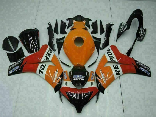 Kit Carénages Motos Complet Honda CBR 1000 RR 2008-2011 - Orange Repsol Kit Carénages Motos Complet Honda CBR 1000 RR 2008-2011 - Orange Repsol