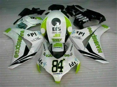 Carénage Moto Honda CBR 1000 RR 2008-2011 - Blanc Vert Hannspree 84
