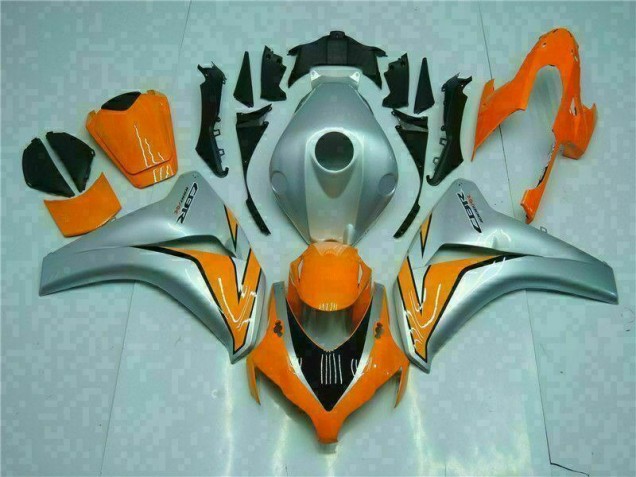 Carénages Moto Honda CBR 1000 RR 2008-2011 - Orange Argent Carénages Moto Honda CBR 1000 RR 2008-2011 - Orange Argent