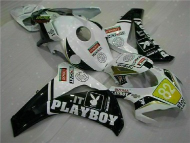 Carénage Moto Honda CBR 1000 RR 2008-2011 - Blanc Noir Playboy