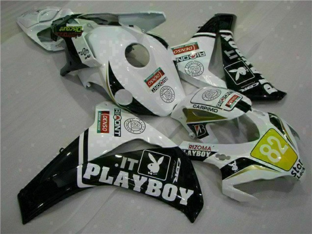 Carénage Moto Honda CBR 1000 RR 2008-2011 - Blanc Noir Playboy