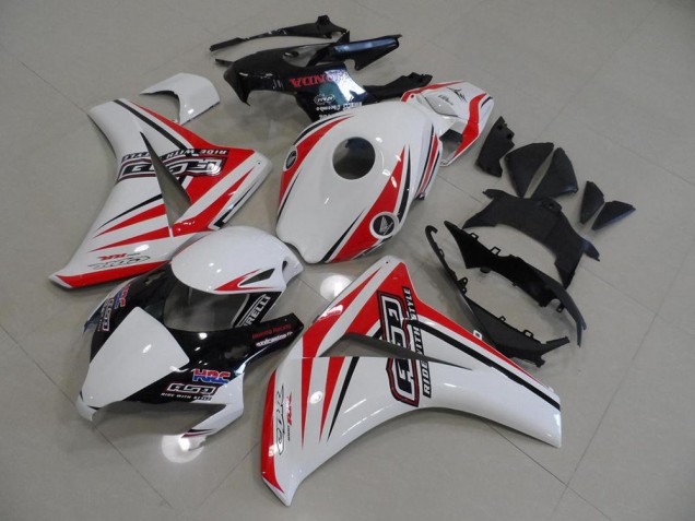 Carénage Moto Honda CBR 1000 RR 2008-2011 - Blanc Rouge HRC Carénage Moto Honda CBR 1000 RR 2008-2011 - Blanc Rouge HRC