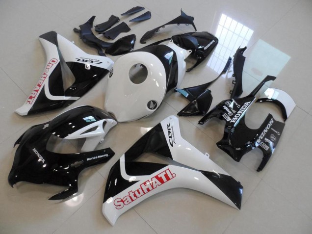 Carénage Moto Honda CBR 1000 RR 2008-2011 - Noir Blanc Satuhati Carénage Moto Honda CBR 1000 RR 2008-2011 - Noir Blanc Satuhati