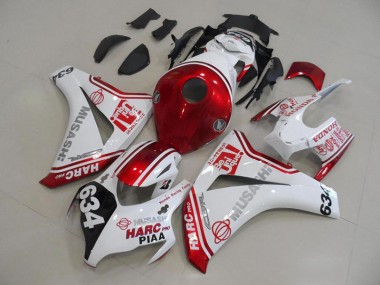 Carénages Moto Honda CBR 1000 RR 2008-2011 - Blanc Rouge HARC Pro PIAA 634