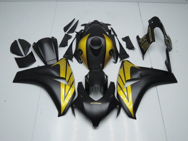 Carénage Moto Honda CBR 1000 RR 2008-2011 - Noir Mat et Or Carénage Moto Honda CBR 1000 RR 2008-2011 - Noir Mat et Or