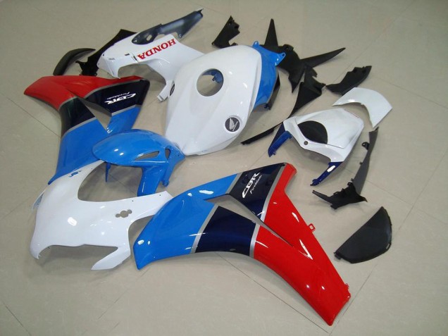 Carénage Moto Honda CBR 1000 RR 2008-2011 - Blanc Bleu Rouge